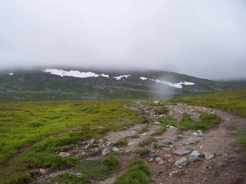 Karge Berglandschaft im Fulufjället